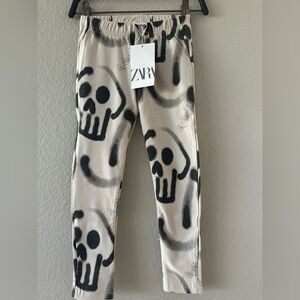Zara Kids Skulls Leggings